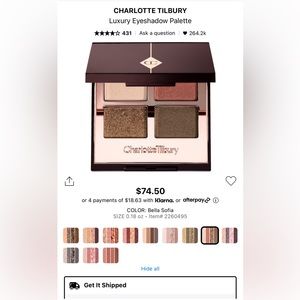 Charlotte Tilbury Luxury Eyeshadow Palette